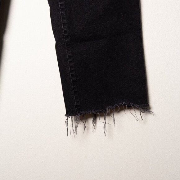 Madewell Perfect Vintage Wide-Leg Jean, Black (Size 27, Cropped) - Picture 5 of 5